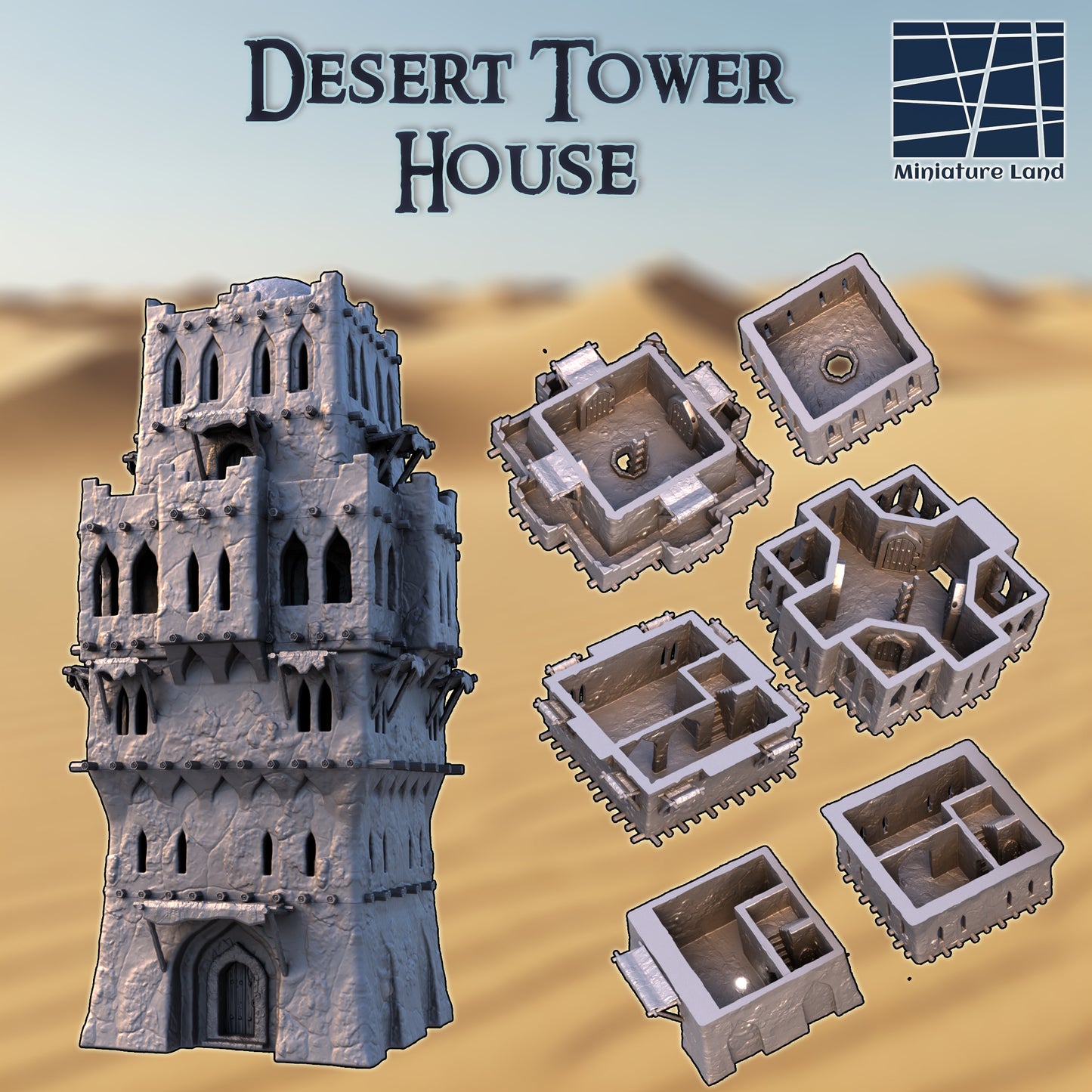 Desert Tower House 1