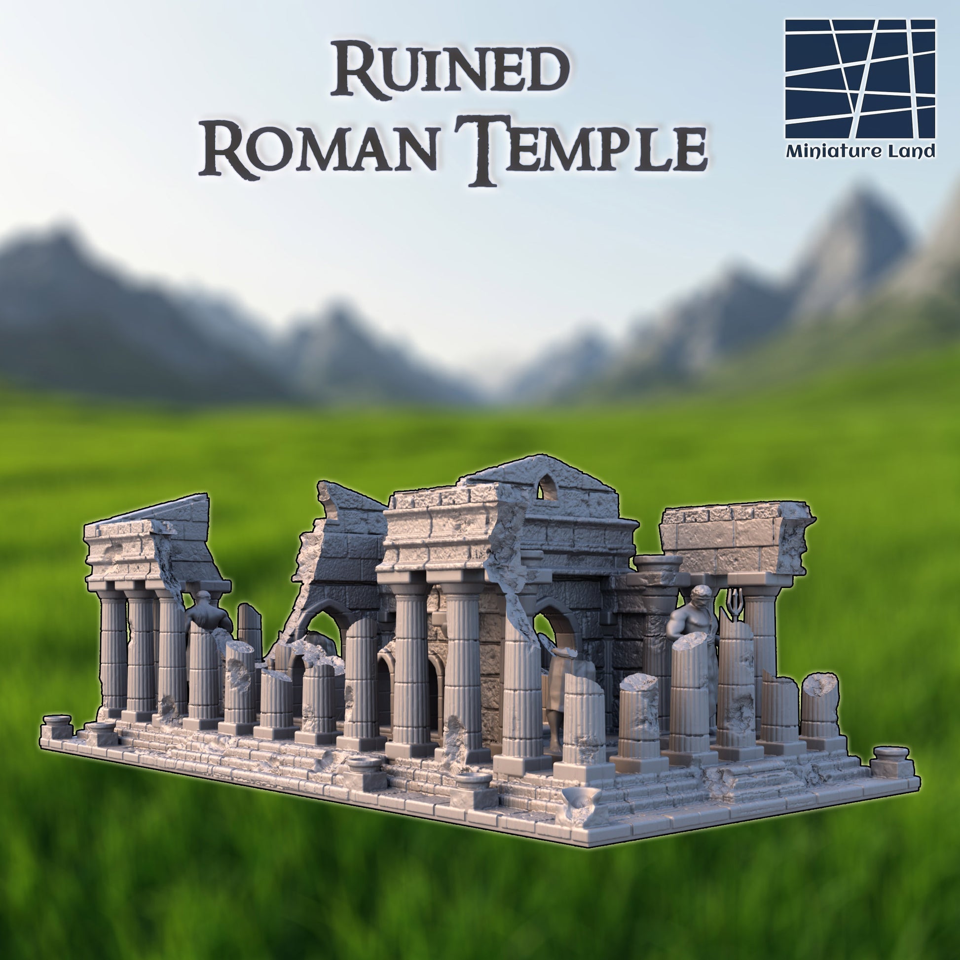 Ruined Roman Temple 4